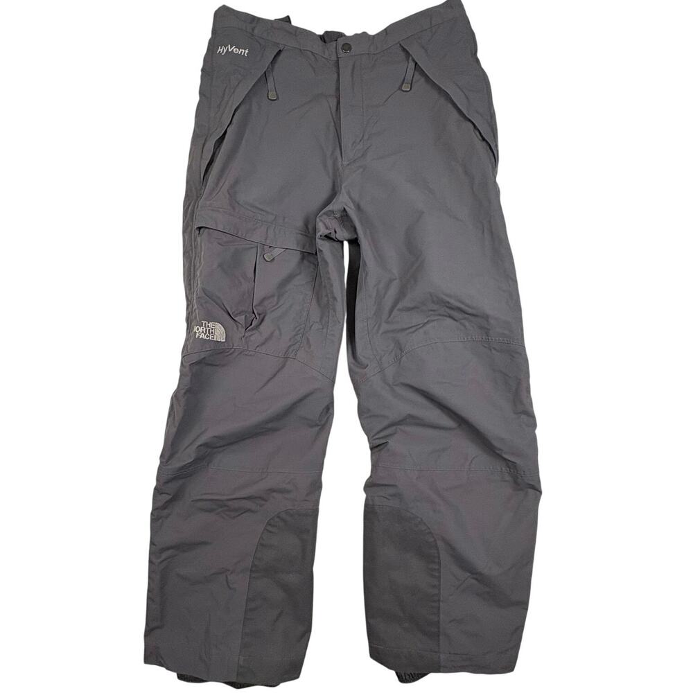 The North Face Hyvent Snow Ski Pants Men's M Gray Waterproof Winter Snowboard